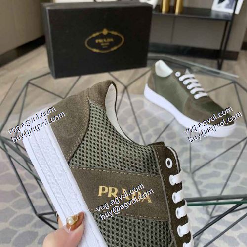 PRADAスーパーコピー 激安 2021春夏 プラダ PRADA 3色可選 カジュアルシューズ 落ち着いた感覚