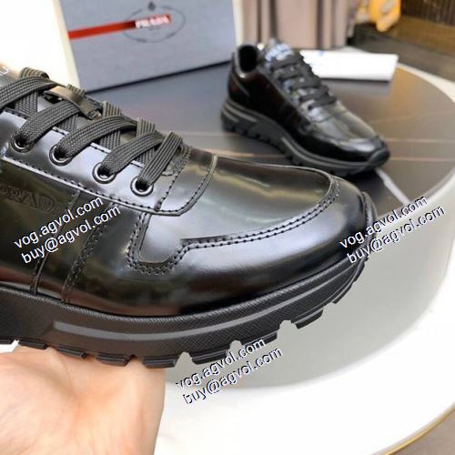 プラダ PRADA 2021春夏 プラダブランド 偽物 通販 上品な輝きを放つ形 カジュアルシューズ 