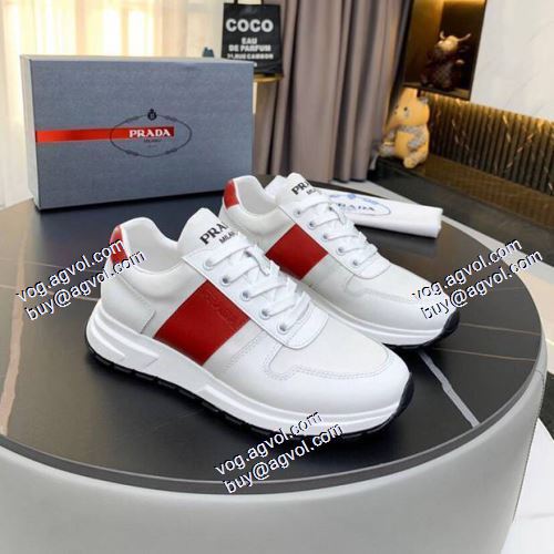 海外セレブ愛用 プラダ PRADA スニーカー 2021春夏 3色可選 プラダブランド 偽物 通販 