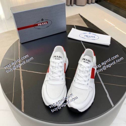 海外セレブ愛用 プラダ PRADA スニーカー 2021春夏 3色可選 プラダブランド 偽物 通販 