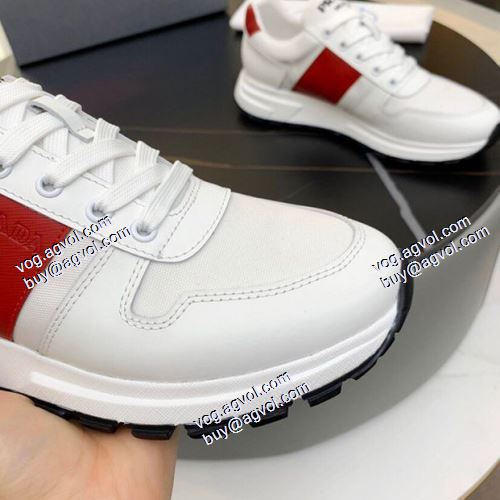 海外セレブ愛用 プラダ PRADA スニーカー 2021春夏 3色可選 プラダブランド 偽物 通販 