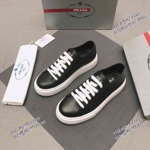 厚底 2021秋冬 フラットシューズ プラダ PRADA プラダスーパーコピー 極上の着心地 抗菌?防臭加工 滑りにくい