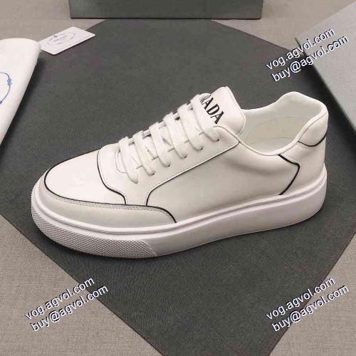 ホワイト フラットシューズ2021秋冬 プラダ PRADA プラダコピー ブランド 魅力ファッション　リゾートスタイル