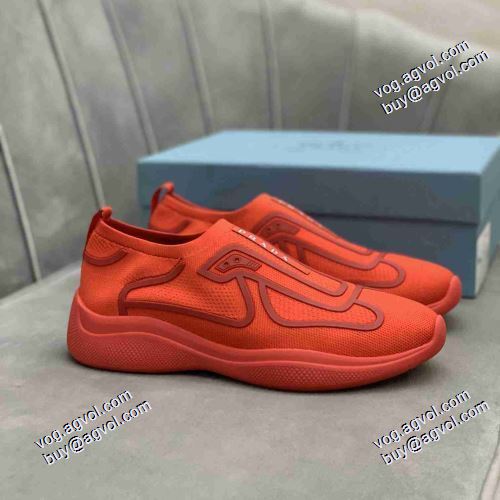 スリップオン カジュアルシュッズ 紐なし 2021秋冬 プラダ PRADA プラダブランドコピー 落ち着いた感覚