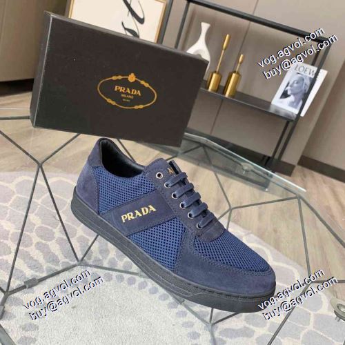 2021秋冬 スニーカー  プラダ PRADA 3色可選 プラダブランド コピー 活用できるアイテム フラットシューズ 優しい履き心地