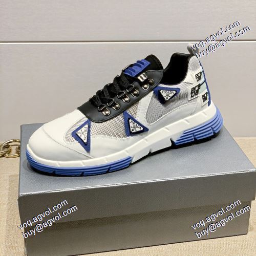 スタイリッシュな印象 プラダブランド 偽物 通販 エスバドリーユ 2021秋冬 プラダ PRADA スニーカー 履き心地のいい