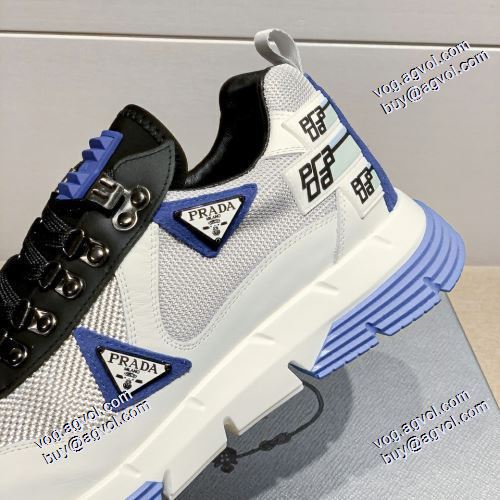スタイリッシュな印象 プラダブランド 偽物 通販 エスバドリーユ 2021秋冬 プラダ PRADA スニーカー 履き心地のいい