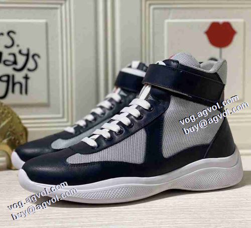 3色可選 2021秋冬 プラダ PRADA 先行販売 ハイトップシューズ プラダコピー レーシングシューズ クッション加工 優しい履き心地
