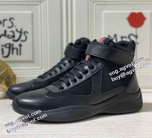 3色可選 2021秋冬 プラダ PRADA 先行販売 ハイトップシューズ プラダコピー レーシングシューズ クッション加工 優しい履き心地