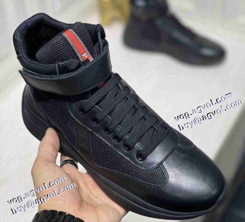 3色可選 2021秋冬 プラダ PRADA 先行販売 ハイトップシューズ プラダコピー レーシングシューズ クッション加工 優しい履き心地
