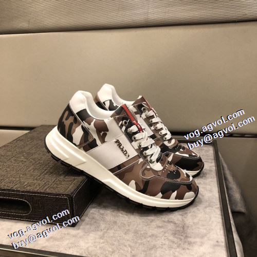 2021秋冬 プラダ PRADA ランニングシューズ 高級感ある 滑りにくい プラダスーパーコピー  オリジナル コスパ最高のプライス