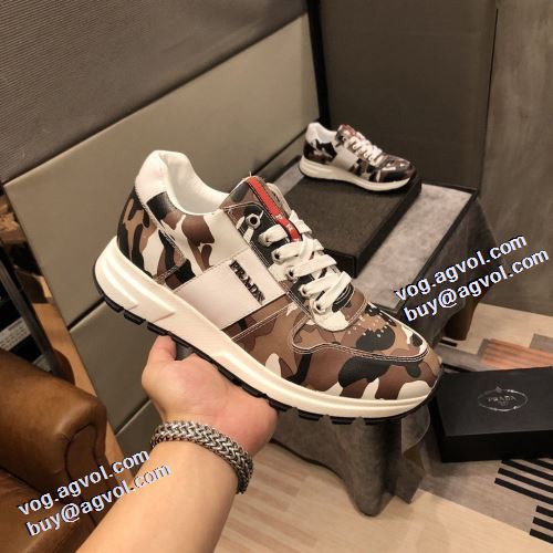 2021秋冬 プラダ PRADA ランニングシューズ 高級感ある 滑りにくい プラダスーパーコピー  オリジナル コスパ最高のプライス