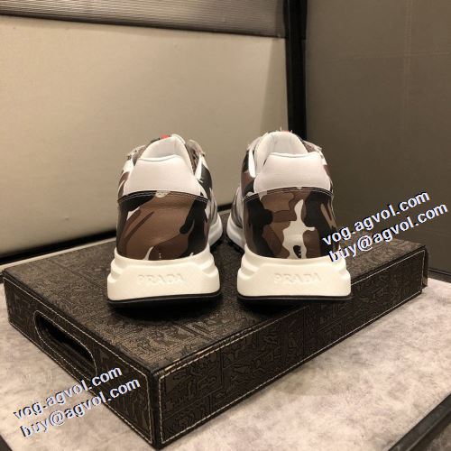 2021秋冬 プラダ PRADA ランニングシューズ 高級感ある 滑りにくい プラダスーパーコピー  オリジナル コスパ最高のプライス