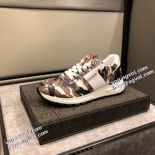 2021秋冬 プラダ PRADA ランニングシューズ 高級感ある 滑りにくい プラダスーパーコピー  オリジナル コスパ最高のプライス