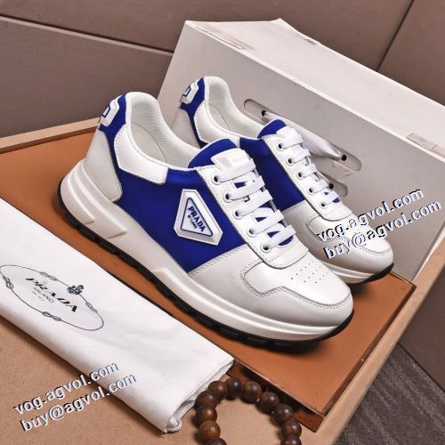 5色可選 ランニングシューズ ナチュラルな素材感  軽量で疲れにくい 2021秋冬 プラダ PRADA 人気商品登場 プラダブランドコピー 大人の雰囲気抜群