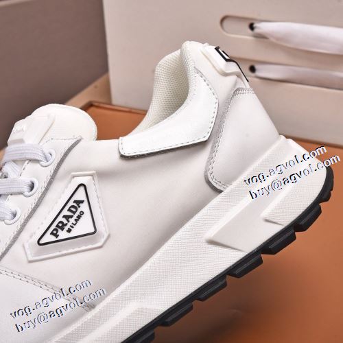 5色可選 ランニングシューズ ナチュラルな素材感  軽量で疲れにくい 2021秋冬 プラダ PRADA 人気商品登場 プラダブランドコピー 大人の雰囲気抜群