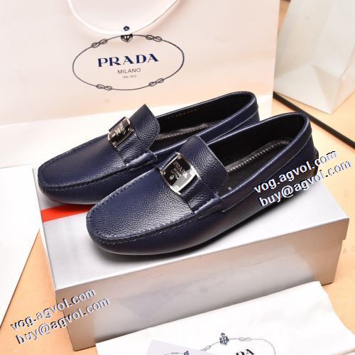 2021秋冬 プラダ PRADA 2色可選 ローヒール モカシン プラダスーパーコピー 上品上質 コスパ最高のプライス 軽い履き心地