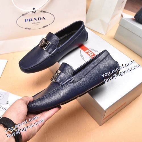 2021秋冬 プラダ PRADA 2色可選 ローヒール モカシン プラダスーパーコピー 上品上質 コスパ最高のプライス 軽い履き心地