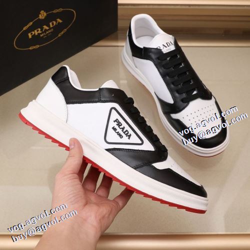 2021秋冬 プラダ PRADA スニーカー ランニングシューズ 3色可選 靴の滑り止め カジュアルシュッズ 選べる極上 プラダコピー ブランド