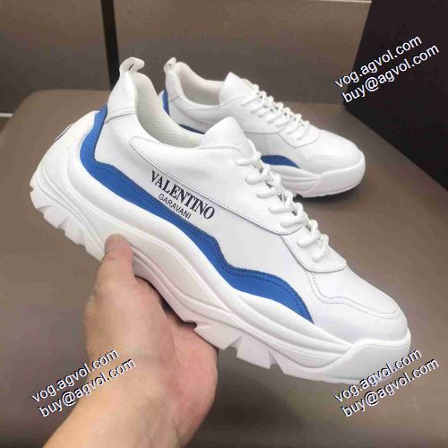 3色可選 VALENTINO偽物ブランド 2021秋冬 ランニングシューズ 軽い履き心地 ヴァレンティノ VALENTINOカジュアルシューズ