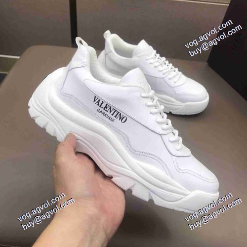 3色可選 VALENTINO偽物ブランド 2021秋冬 ランニングシューズ 軽い履き心地 ヴァレンティノ VALENTINOカジュアルシューズ