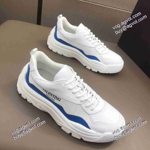 3色可選 VALENTINO偽物ブランド 2021秋冬 ランニングシューズ 軽い履き心地 ヴァレンティノ VALENTINOカジュアルシューズ