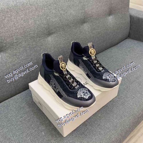 多色可選 ヴェルサーチVERSACE 2021春夏 ヴェルサーチ偽物ブランド カジュアルシューズ 魅力ファッション