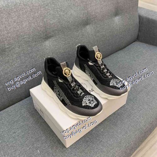 多色可選 ヴェルサーチVERSACE 2021春夏 ヴェルサーチ偽物ブランド カジュアルシューズ 魅力ファッション