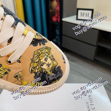 最安値に挑戦 厚底 2021秋冬 ヴェルサーチVERSACE フラットシューズ ファッション 人気 ヴェルサーチブランド コピー 2色可選