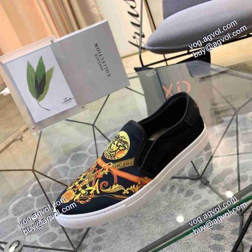フラットシューズ コスパ最高のプライス 2021秋冬 ヴェルサーチVERSACE 4色可選 人気新品★超特価★ ヴェルサーチスーパーコピー