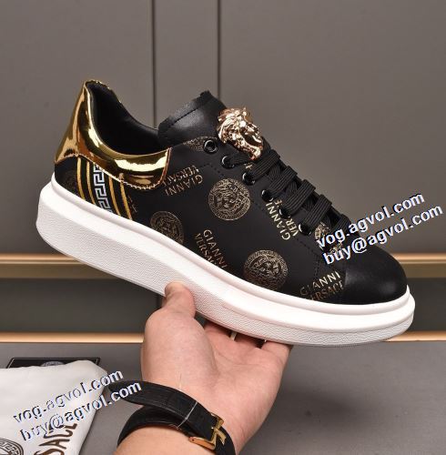 2021秋冬 ヴェルサーチVERSACE 人気販売中 フラットシューズ ヴェルサーチコピー オリジナル 透湿・防水素材採用 滑りにくい 2色可選