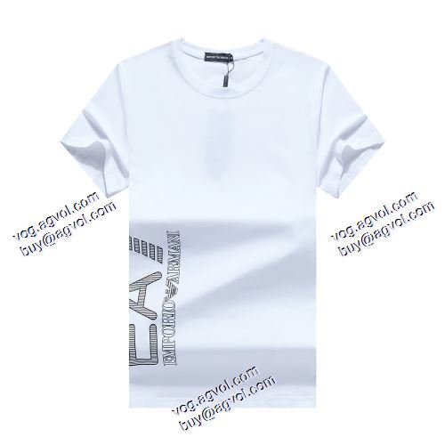メンズ/ラウンドネック 半袖Tシャツ 2021春夏 アルマーニ ARMANI 最安値に挑戦 ARMANIブランド コピー 2色可選