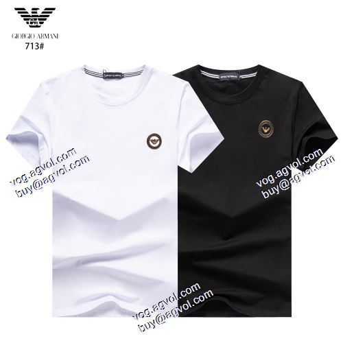半袖シャツ ARMANIスーパーコピー 2色可選 魅力ファッション レジャー 2021春夏 メンズ/ アルマーニ ARMANI