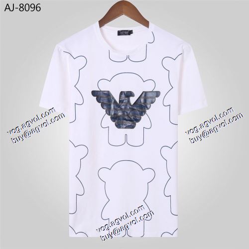2021春夏 Tシャツ/ティーシャツ アルマーニ ARMANI 柔らかい手触りARMANI偽物ブランド 3色可選