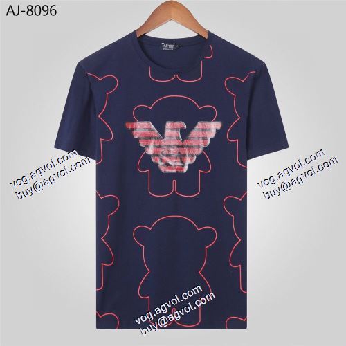 2021春夏 Tシャツ/ティーシャツ アルマーニ ARMANI 柔らかい手触りARMANI偽物ブランド 3色可選