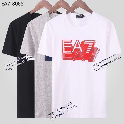 3色可選 2021春夏 ARMANIブランドスーパーコピー 半袖Tシャツ 綺麗に決まるフォルム！ アルマーニ ARMANI