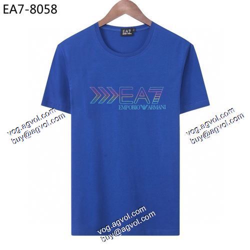 アルマーニブランド コピー 2021春夏 Tシャツ/ティーシャツ 3色可選 自然な肌触りアルマーニ ARMANI