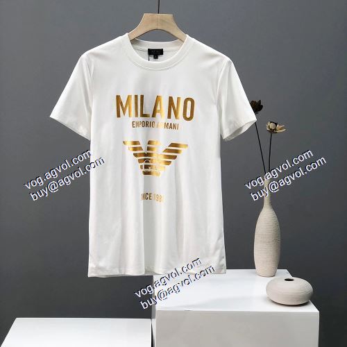  2021春夏 アルマーニ ARMANI 大人気☆NEW!! ARMANIブランド コピー 半袖シャツ 2色可選