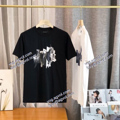  2色可選 ★安心★追跡付 ARMANIコピー 2021春夏 半袖シャツ アルマーニ ARMANI