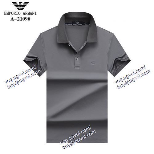  アルマーニ ARMANI 半袖Tシャツ 2021春夏 ARMANIブランド 偽物 通販 4色可選