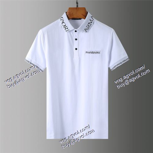  2021春夏 ARMANIコピーブランド 4色可選 アルマーニ ARMANI 美品！半袖Tシャツ