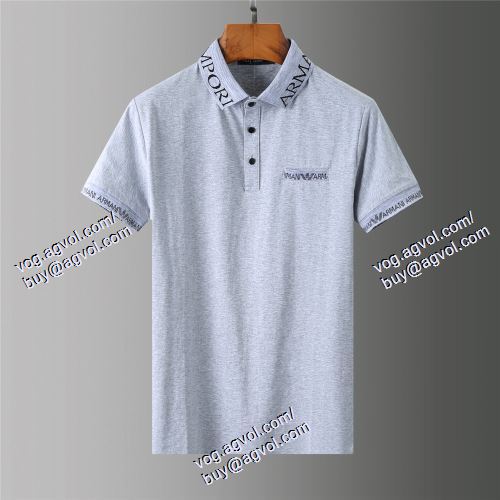  2021春夏 ARMANIコピーブランド 4色可選 アルマーニ ARMANI 美品！半袖Tシャツ