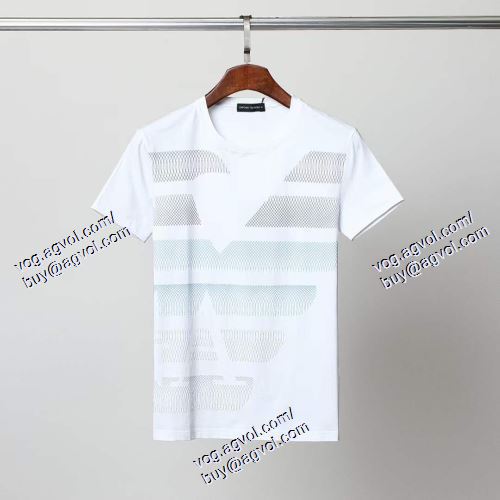  2021春夏 ARMANIコピー ブランド アルマーニ ARMANI 2色可選 めちゃくちゃお得 半袖Tシャツ