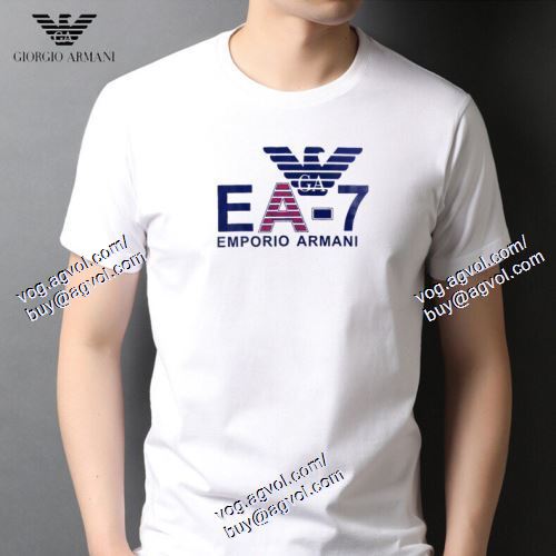 2021春夏 ARMANIスーパーコピー アルマーニ ARMANI 半袖Tシャツ 4色可選 SALE!今季
