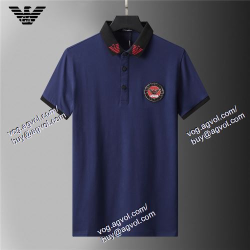  ARMANIスーパーコピー 激安 完売品！ アルマーニ ARMANI 2021春夏 半袖Tシャツ 4色可選