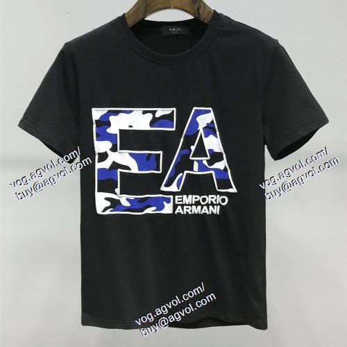  2021春夏 2色可選 半袖Tシャツ 大特価 ARMANIコピーブランド アルマーニ ARMANI