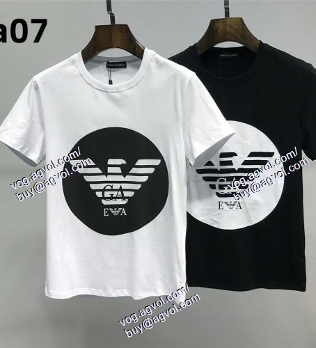  ARMANIコピー アルマーニ ARMANI 2色可選 半袖Tシャツ 大人のおしゃれに 2021春夏  