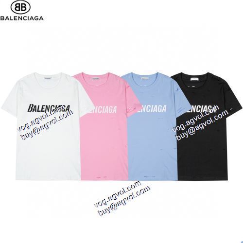  4色可選 BALENCIAGAブランド 偽物 お買得 通販 バレンシアガ BALENCIAGA 半袖シャツ 2021春夏