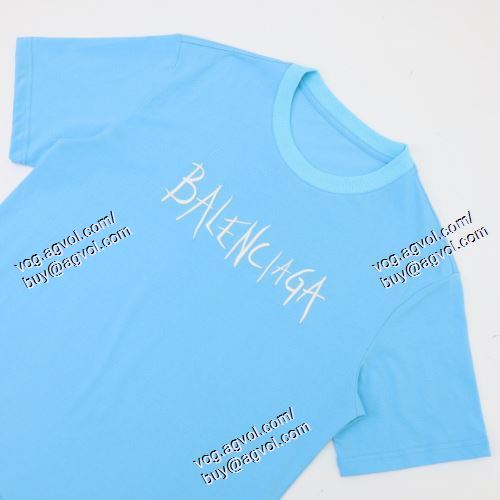  バレンシアガ BALENCIAGA 2021春夏 2色可選 欧米韓流/雑誌 半袖Tシャツ BALENCIAGAスーパーコピー 激安
