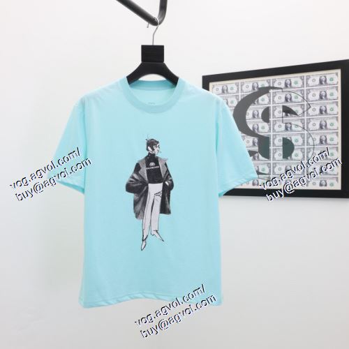  3色可選 超人気美品◆ 半袖Tシャツ 2021春夏 BALENCIAGAコピー バレンシアガ BALENCIAGA